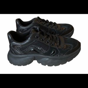 Maje w20 chunky sneakers black